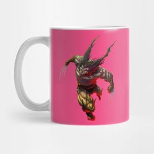 Jumping wolverine Mug